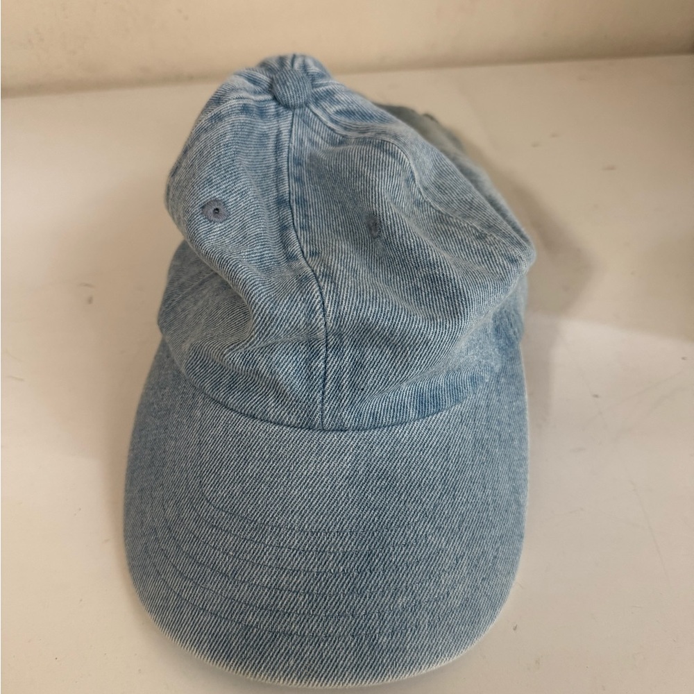 Light Blue Denim Baseball Cap